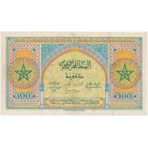 Morocco, 100 Francs 1944