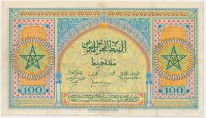 Morocco, 100 Francs 1944
