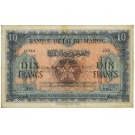 Morocco, 10 Francs 1944