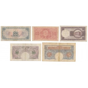 Europe - set of MIX banknotes (5pcs)