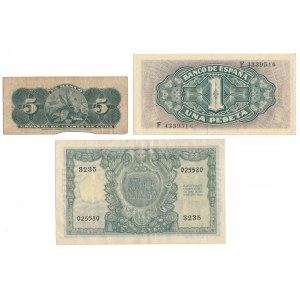Cuba, Spain & Italy - set of banknotes (3szt)
