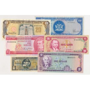Lot of world banknotes (6pcs)