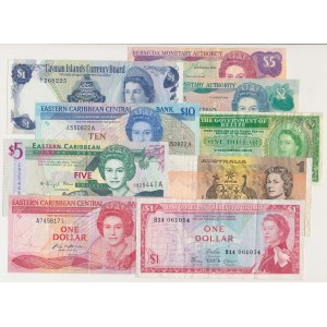 Lot of world banknotes (9pcs)