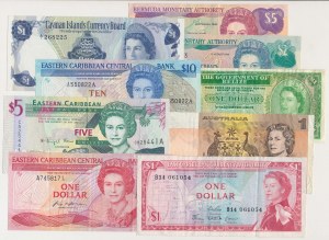 Lot of world banknotes (9pcs)