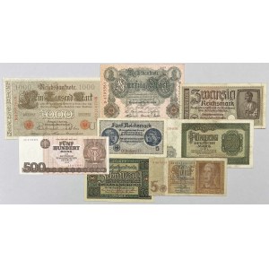 Germany, set of banknotes 1910-1985 (8pcs)