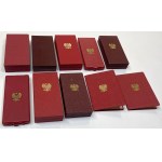 PRL, Krzyże Zasługi z monogramem PRL - zestaw (8szt)