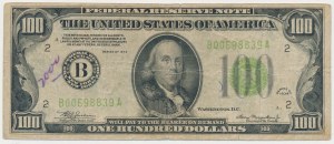 USA, 100 dollari 1934