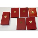 PRL, Medale Za Zasługi dla Obronności Kraju + legitymacje - zestaw (5szt)