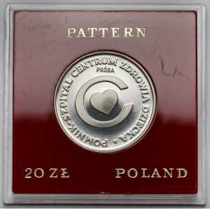 Próba CuNi 20 złotych 1979 Szpital Centrum Zdrowia Dziecka