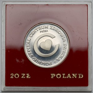 Próba CuNi 20 złotych 1979 Szpital Centrum Zdrowia Dziecka