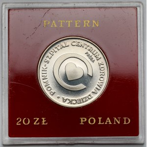 Próba CuNi 20 złotych 1979 Szpital Centrum Zdrowia Dziecka