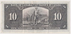 Kanada, 10 dolárov 1937