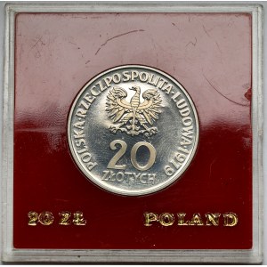 Próba CuNi 20 złotych 1979 Szpital Centrum Zdrowia Dziecka