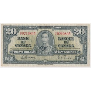 Canada, 20 Dollars 1937