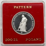 Próba FeNi 200 złotych 1985 Pomnik - Szpital Centrum Zdrowia Matki Polki