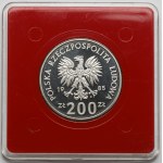 Próba FeNi 200 złotych 1985 Pomnik - Szpital Centrum Zdrowia Matki Polki