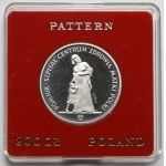 Próba FeNi 200 złotych 1985 Pomnik - Szpital Centrum Zdrowia Matki Polki