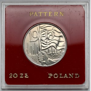 Próba CuNi 20 złotych 1980 Łódź 1905