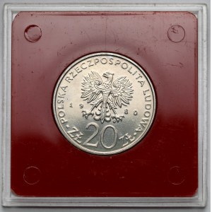 Próba CuNi 20 złotych 1980 Łódź 1905