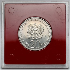 Próba CuNi 20 złotych 1980 Łódź 1905