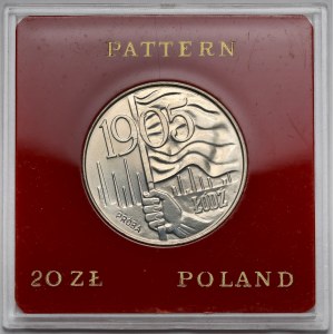 Próba CuNi 20 złotych 1980 Łódź 1905