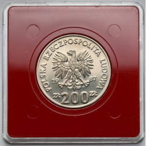 Próba CuNi 200 złotych 1987 Igrzyska XXIV Olimpiady - Tenisistka