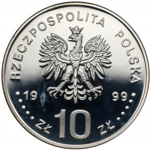 10 złotych 1999 Władysław IV Waza - półpostać