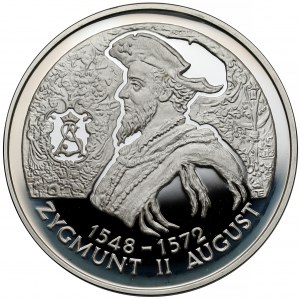 10 złotych 1996 Zygmunt II August - popiersie