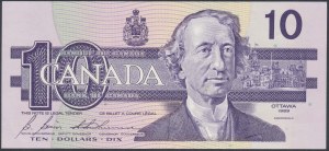 Canada, 10 Dollars 1989