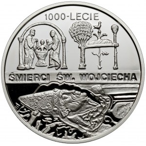 10 złotych 1997 - 1000-lecie śmierci św.Wojciecha