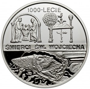 10 złotych 1997 - 1000-lecie śmierci św.Wojciecha