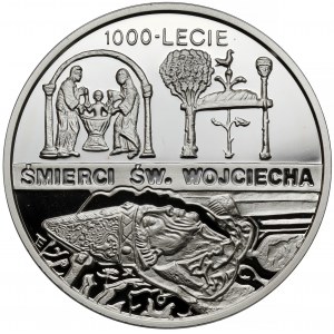 10 złotych 1997 - 1000-lecie śmierci św.Wojciecha