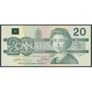 Canada, 20 Dollars 1991