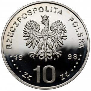 10 złotych 1998 Powszechna Deklaracja Praw Człowieka