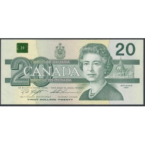 Canada, 20 Dollars 1991