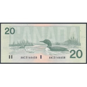 Canada, 20 Dollars 1991