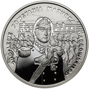 10 złotych 1996 - 200-lecie Powstania Mazurka Dąbrowskiego