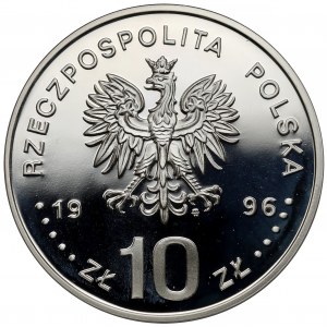 10 złotych 1996 - 200-lecie Powstania Mazurka Dąbrowskiego