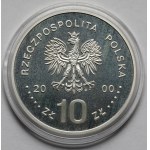 10 złotych 2000 Jan II Kazimierz - półpostać