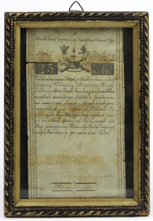 25 zloty 1794 - B - in old frame