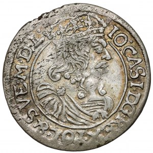 Jan II Kazimierz, Szóstak Kraków 1665 AT