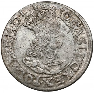 Jan II Kazimierz, Szóstak Kraków 1662 AT - REG PO - rzadkość