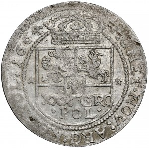 Jan II Kazimierz, Tymf Kraków 1664 AT
