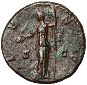 Faustyna II Młodsza (161-175 n.e.) Dupondius, Rzym