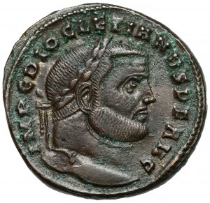 Dioklecián (284-305 n. l.) Follis, Ticinum