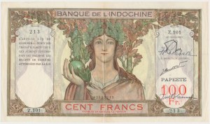 Tahiti, 100 Francs ND (1939-65)