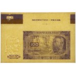 100 złotych 1948 - PRÓBA KOLORYSTYCZNA - szerokie marginesy