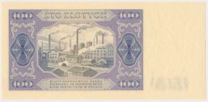 100 złotych 1948 - PRÓBA KOLORYSTYCZNA