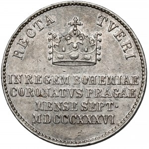 Austria, Ferdynand I, Żeton koronacyjny 1836 (ø20mm) - na króla Czech