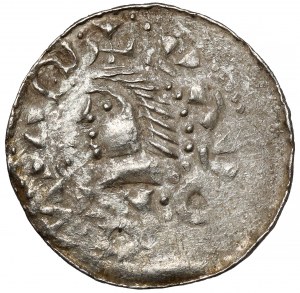 Ladislaus I Herman, Cracow denarius - pearl border - rare
